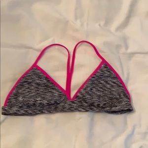 Athleta triangle bikini top size large